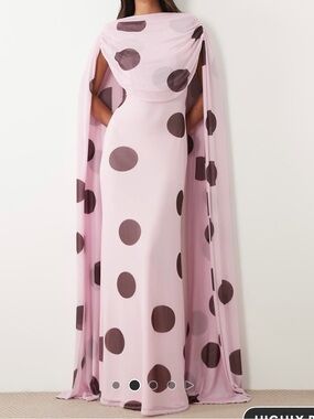 Cape Polka Dot Dress